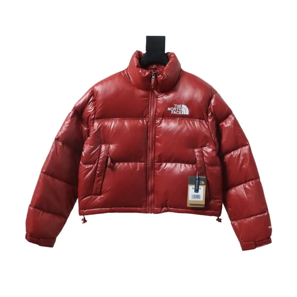 The North Face Stand-up Collar Short Down Jacket Red – TNC011