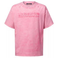 WASHED RIBBED T-SHIRT IN PINK – LVTS105