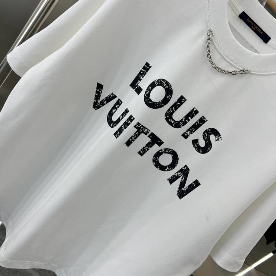 Louis Vuitton White Short Sleeve Shirt – LVTS076