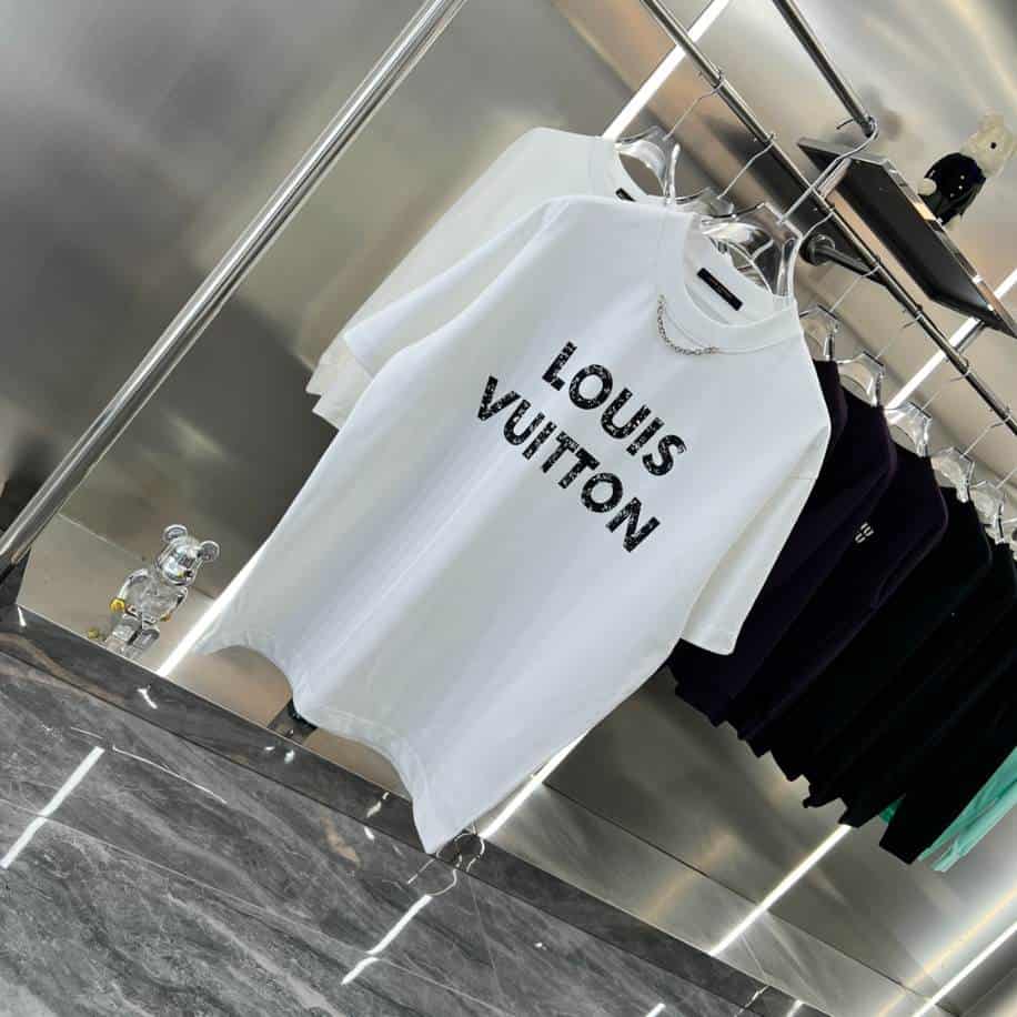 Louis Vuitton White Short Sleeve Shirt – LVTS076