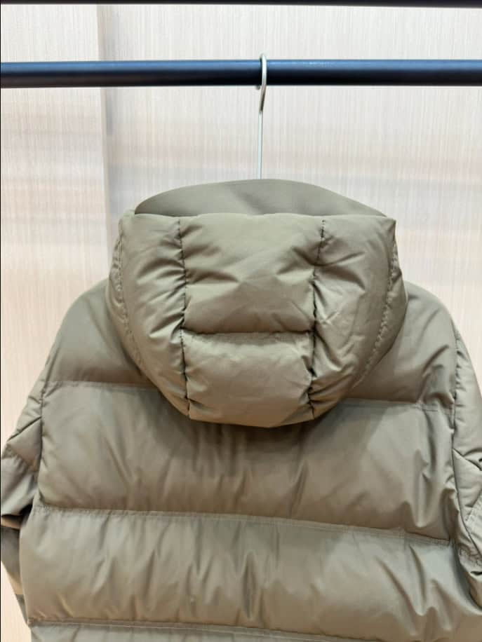 MONCLER Puff Grey Hooded Coat – MC143