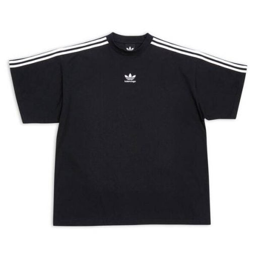 BALENCIAGA ADIDAS T-SHIRT OVERSIZED IN BLACK – BAS017