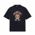 BALENCIAGA MEN’S COLLEGE T-SHIRT MEDIUM FIT IN BLACK – BAS010