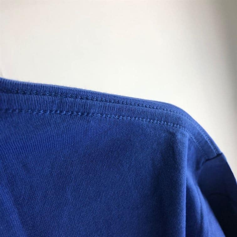 BALENCIAGA MEN’S POLITICAL CAMPAIGN T-SHIRT LARGE FIT IN PACIFIC BLUE – BAS003