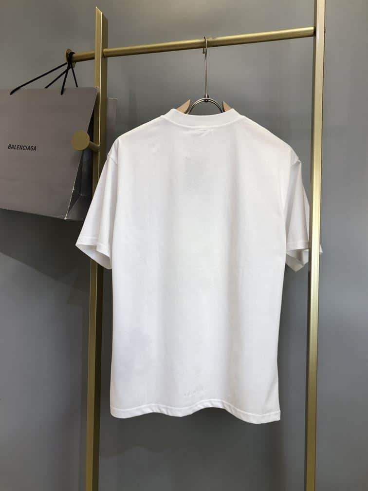 BALENCIAGA MEN’S THE SIMPSONS TM  20TH TELEVISION T-SHIRT OVERSIZED IN WHITE – BAS005