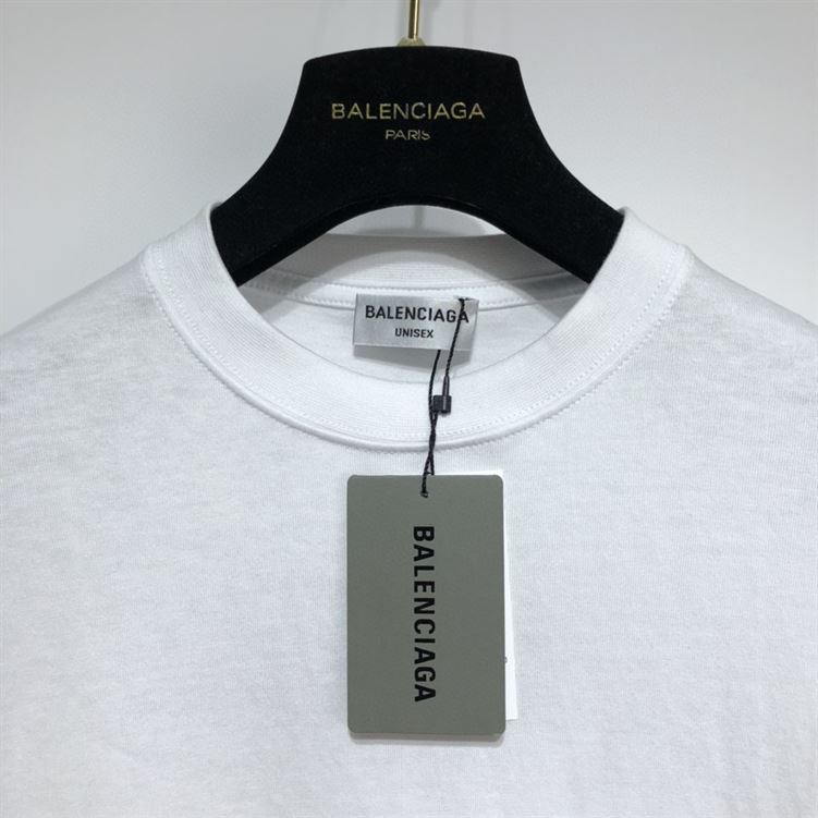 BALENCIAGA MEN’S YEAR OF THE TIGER T-SHIRT MEDIUM FIT IN WHITE – BAS001