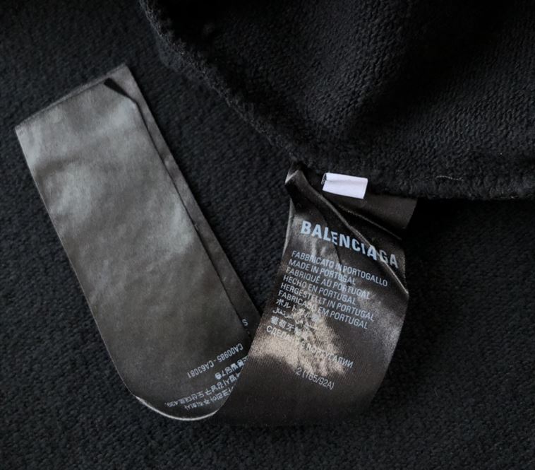 BALENCIAGA RAINBOW LOGO PRINT HOODIE – BH011