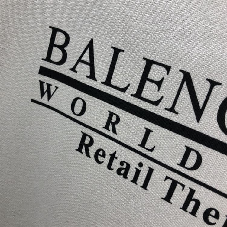 BALENCIAGA RETAIL THERAPY LOGO HOODIE – BH006