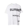 BURBERRY HORSEFERRY PRINT COTTON OVERSIZED T-SHIRT – BRS002