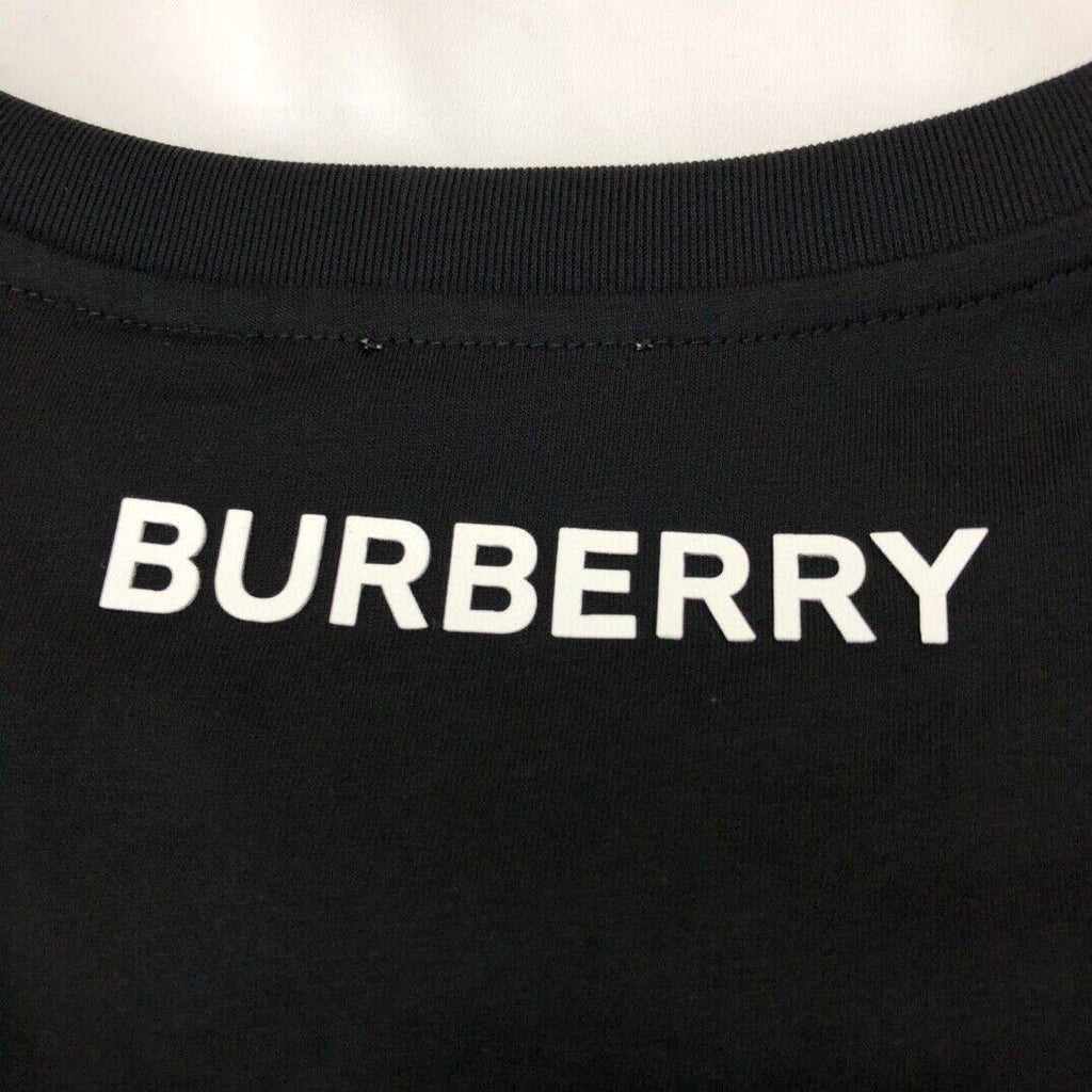 BURBERRY LETTER GRAPHIC COTTON OVERSIZED T-SHIRT – BRS018