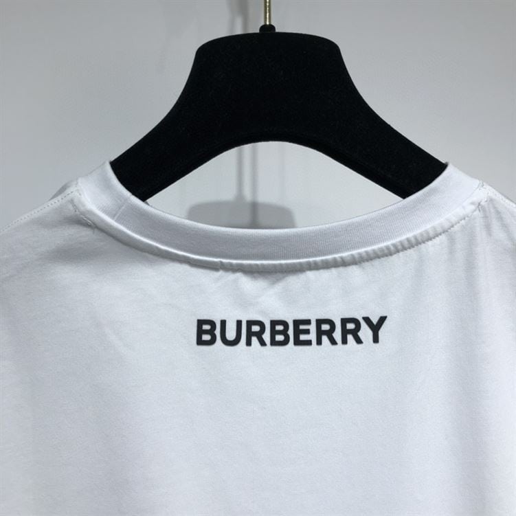 BURBERRY LETTER GRAPHIC COTTON OVERSIZED T-SHIRT – BRS019