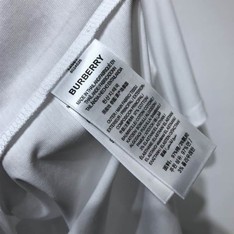 BURBERRY LETTER GRAPHIC COTTON OVERSIZED T-SHIRT – BRS019
