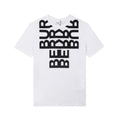 BURBERRY LOGO PRINT COTTON OVERSIZED T-SHIRT IN WHITE – BRS004