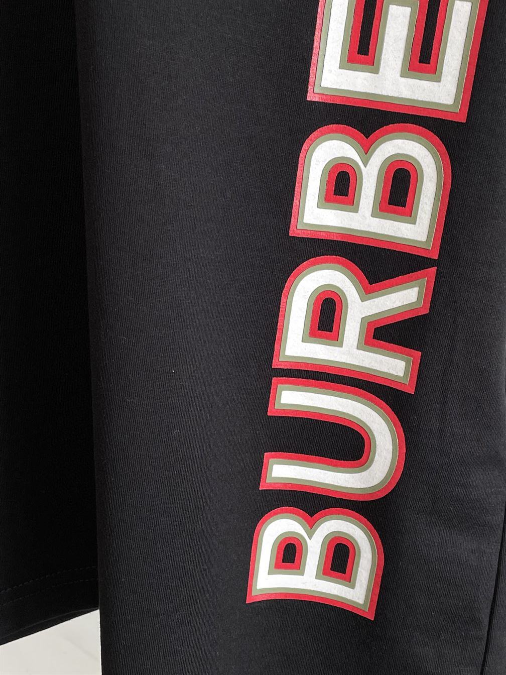 BURBERRY LOGO PRINT COTTON T-SHIRT – BRS032