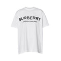 BURBERRY LOGO PRINT COTTON T-SHIRT IN WHITE – BRS009