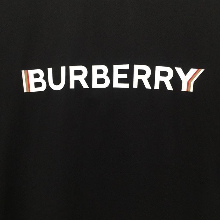 BURBERRY LOGO PRINT OVERSIZED T-SHIRT – BRS007