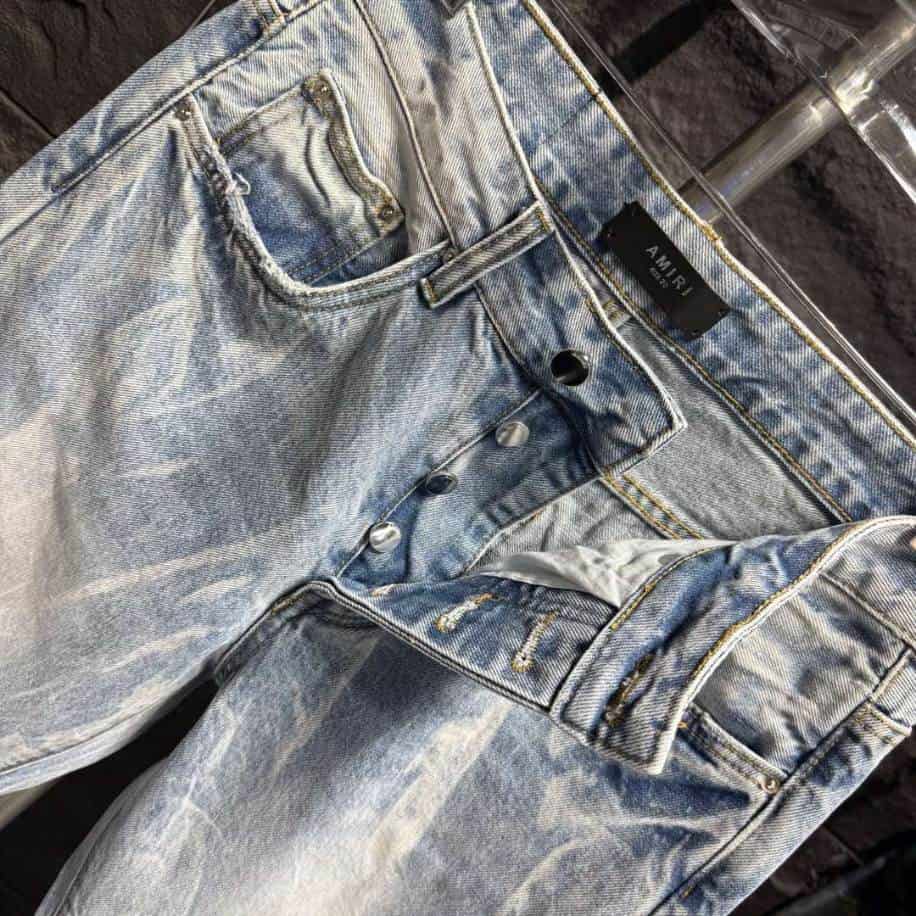 Amiri White Blue Jeans – AMIJ038
