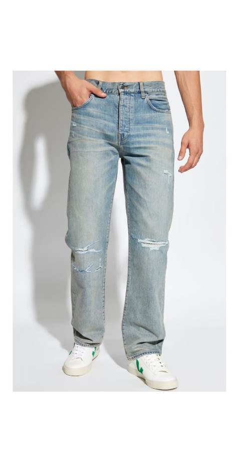 Amiri Bandana Repair Blue Jeans – AMIJ039