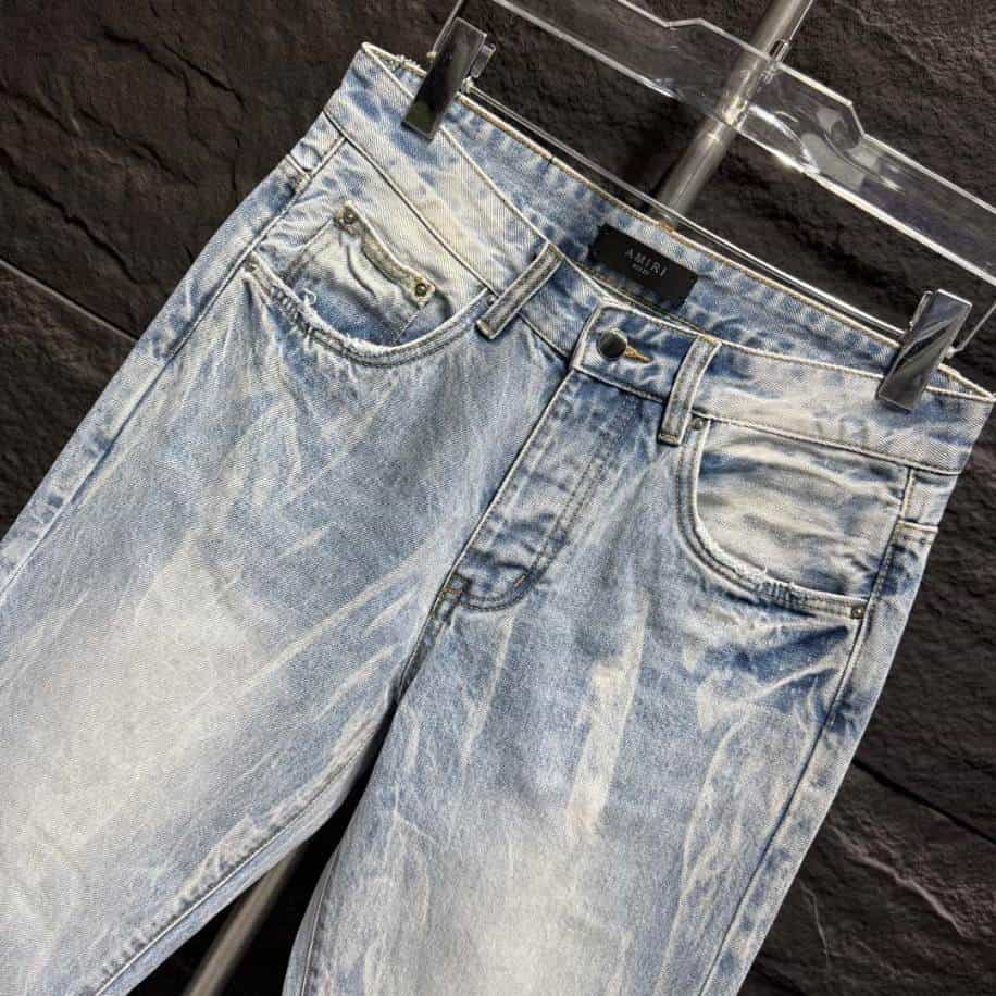 Amiri White Blue Jeans – AMIJ038