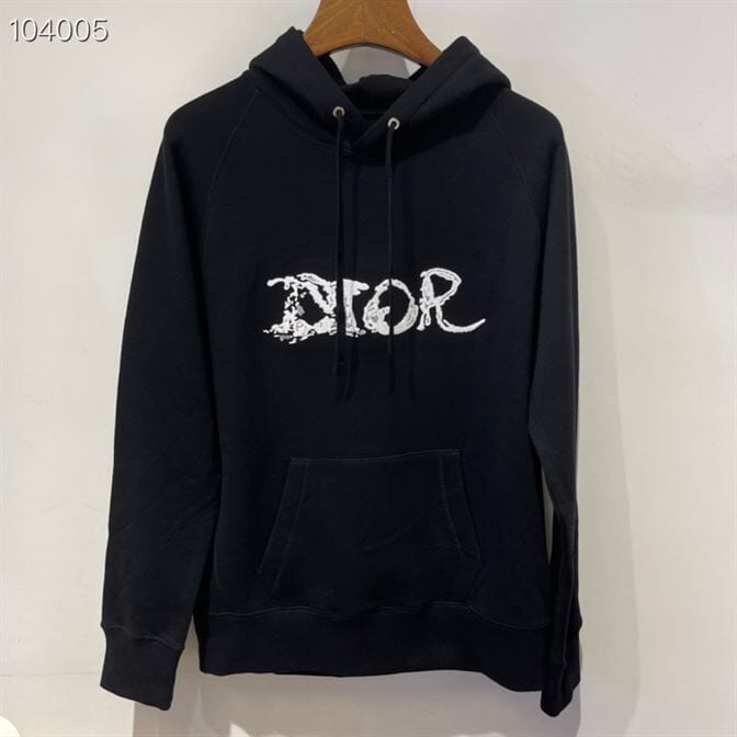 DIOR AND PETER DOIG HOODED SWEATSHIRT BLACK – DOS009