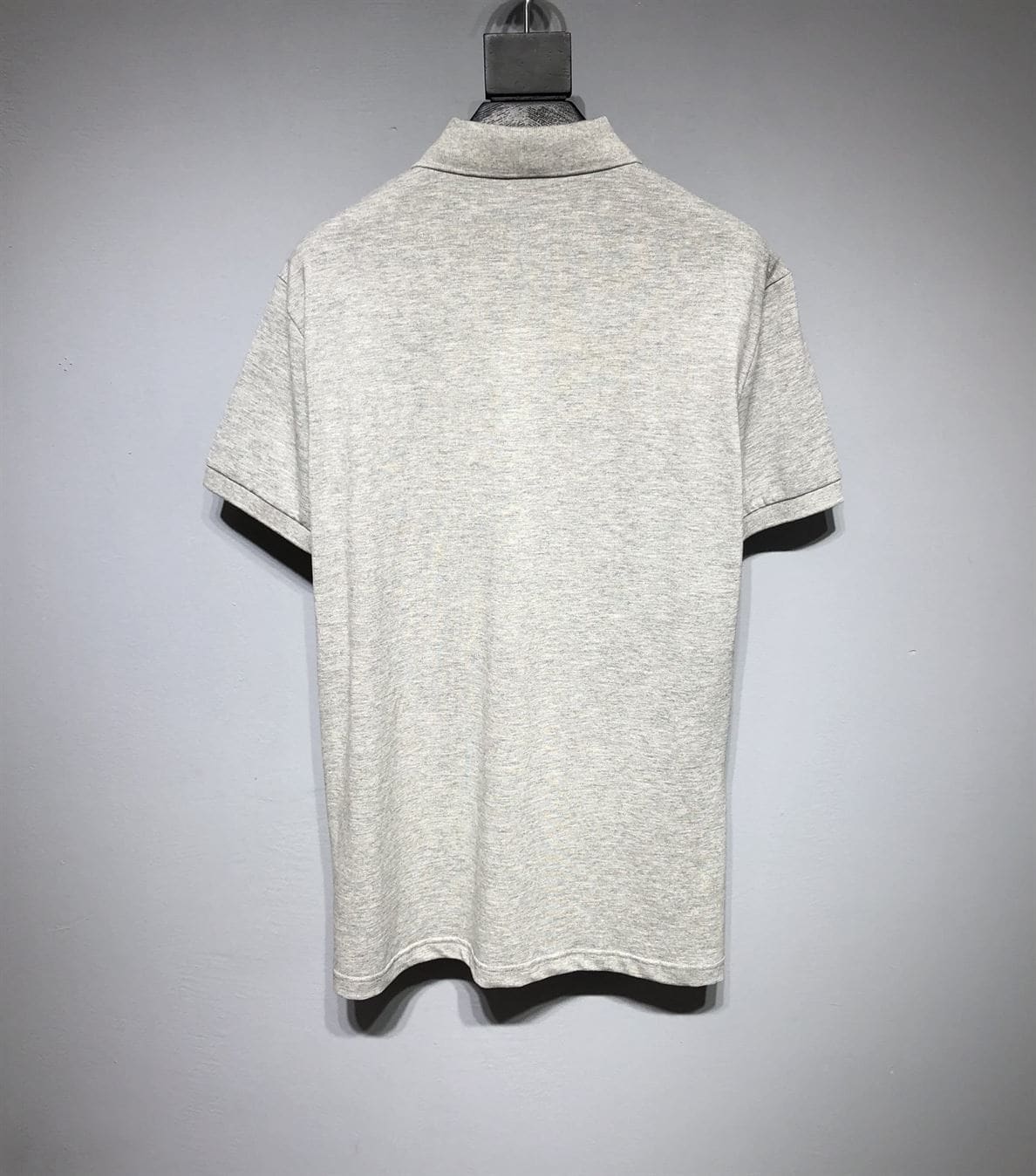 DIOR CD ICON POLO SHIRT GRAY COTTON PIQUÉ – DOT024