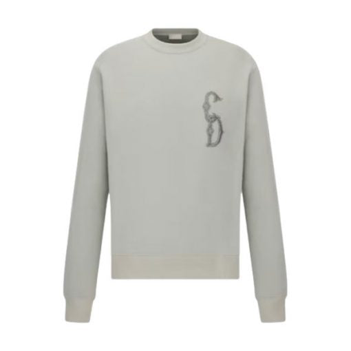 DIOR CD INTERLACED REGULAR-FIT SWEATSHIRT – DOS029