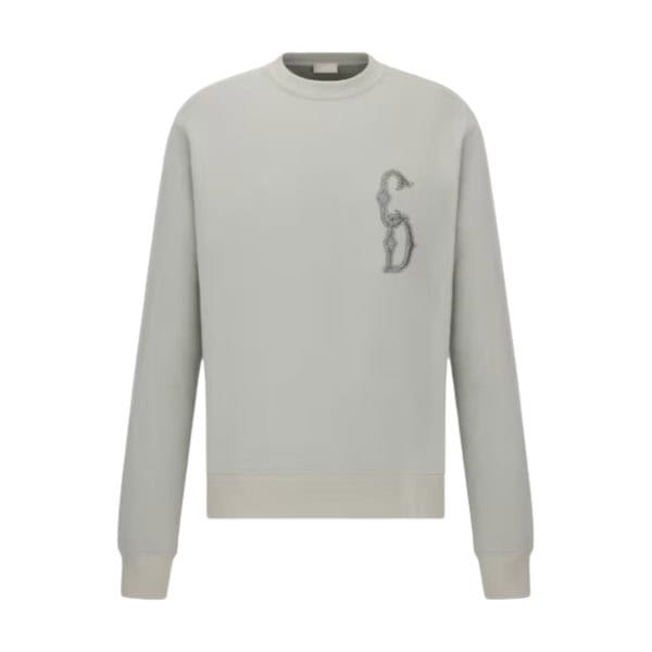 DIOR CD INTERLACED REGULAR-FIT SWEATSHIRT – DOS029