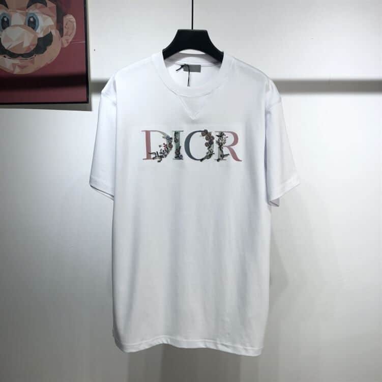 DIOR FLOWER LOGO T-SHIRT – DOT005