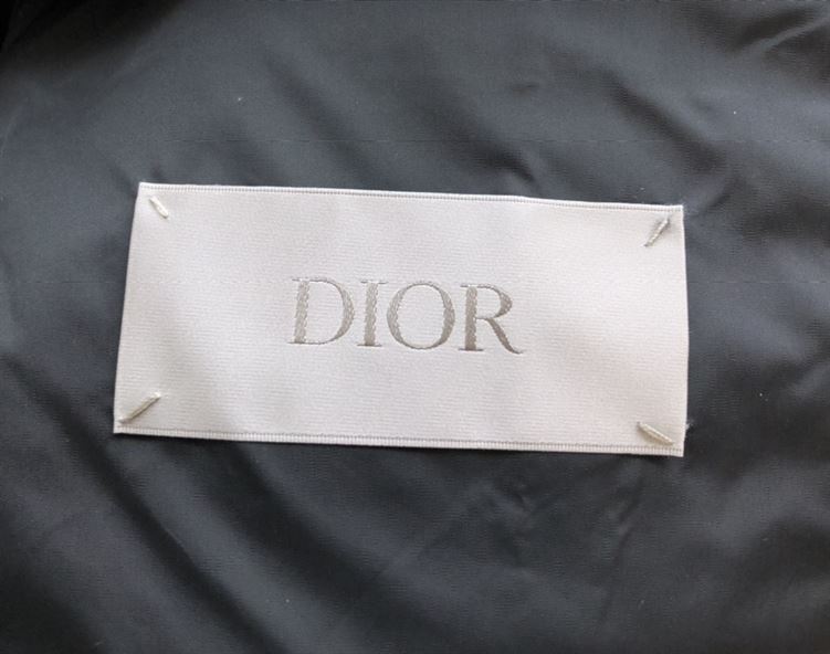 DIOR OBLIQUE DOWN JACKET BLACK NYLON TECHNICAL JACQUARD – DRC008