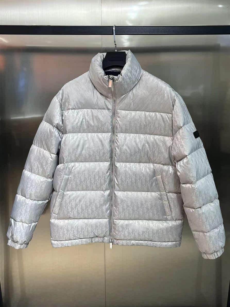DIOR OBLIQUE DOWN JACKET TECHNICAL JACQUARD – DRC020