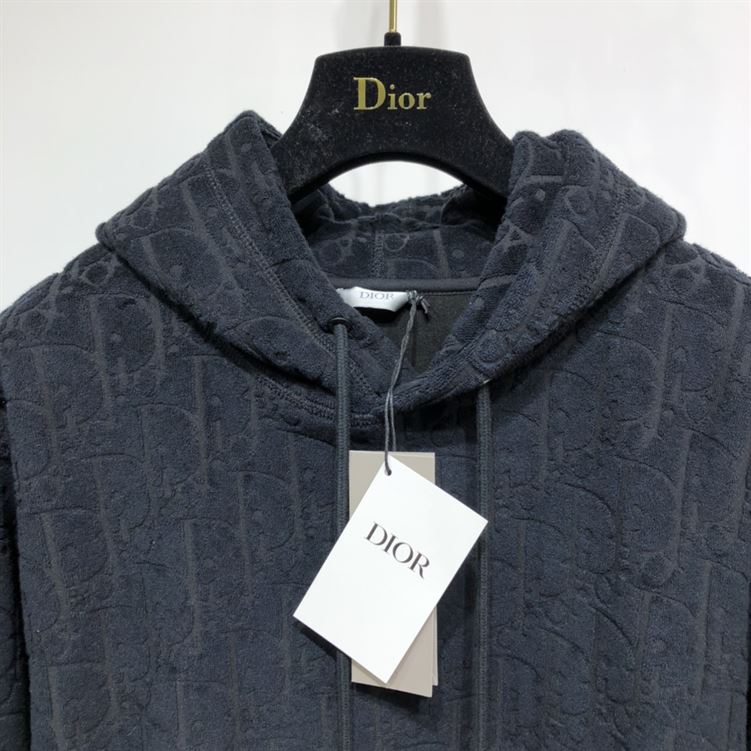 DIOR OBLIQUE HOODED SWEATSHIRT, RELAXED FIT – DOS005
