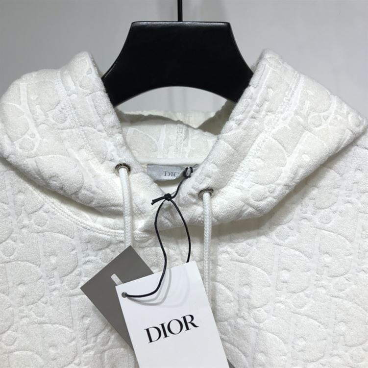 DIOR OBLIQUE HOODED SWEATSHIRT, RELAXED FIT – DOS010