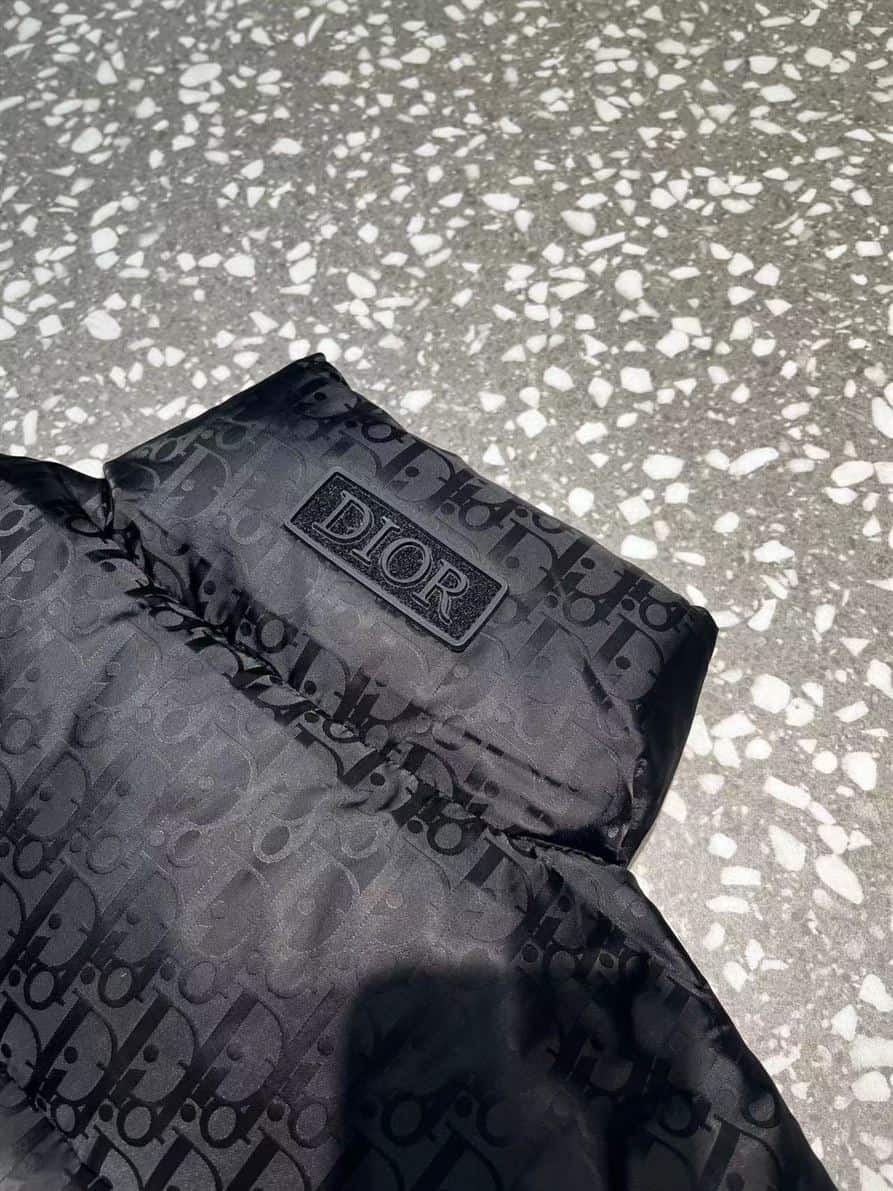 DIOR OBLIQUE SLEEVELESS DOWN JACKET – DRC012