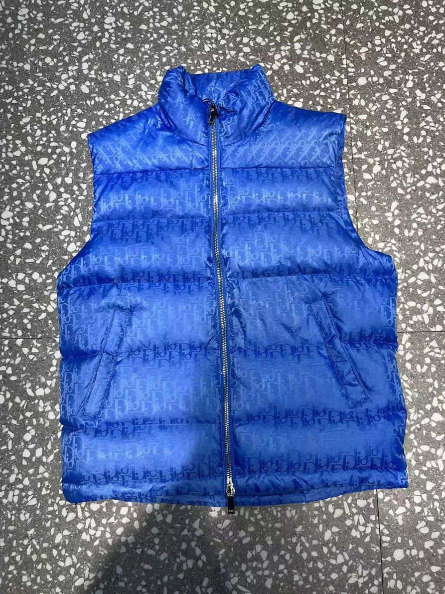 DIOR OBLIQUE SLEEVELESS DOWN JACKET – DRC013