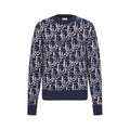 DIOR OBLIQUE SWEATER NAVY BLUE – DOS007