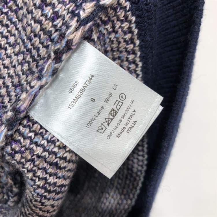 DIOR OBLIQUE SWEATER NAVY BLUE – DOS007