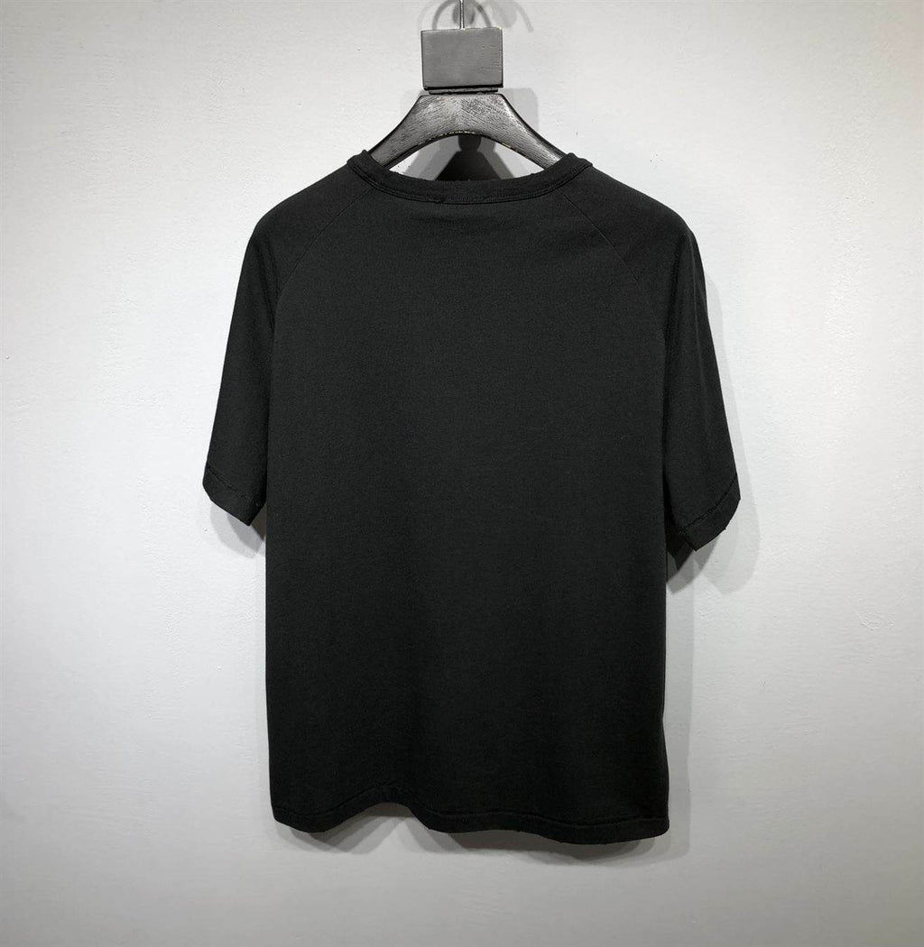 DIOR RELAXED-FIT DIOR BY ERL T-SHIRT BLACK SLUB COTTON JERSEY – DOT022