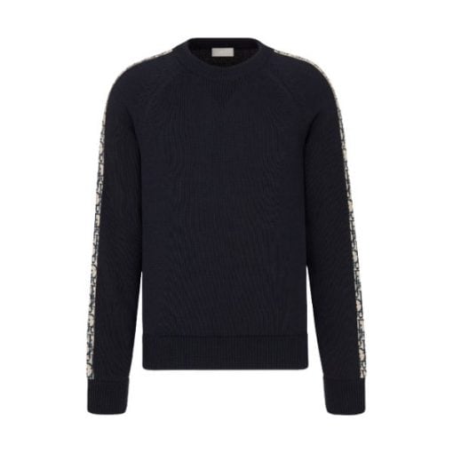 DIOR SWEATER WITH DIOR OBLIQUE INSERTS – DOS018