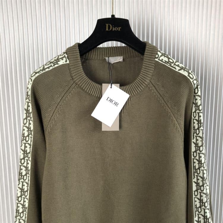 DIOR SWEATER WITH DIOR OBLIQUE INSERTS – DOS019