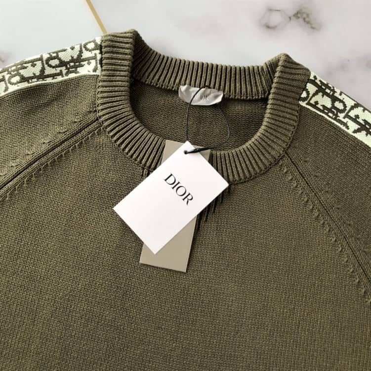 DIOR SWEATER WITH DIOR OBLIQUE INSERTS – DOS019