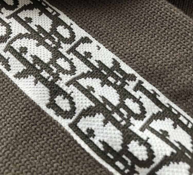 DIOR SWEATER WITH DIOR OBLIQUE INSERTS – DOS019