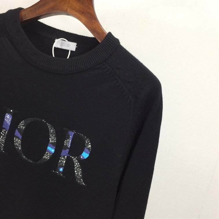 DIOR X PETER DOIG EMBROIDERED KNITTED SWEATER – DOS017