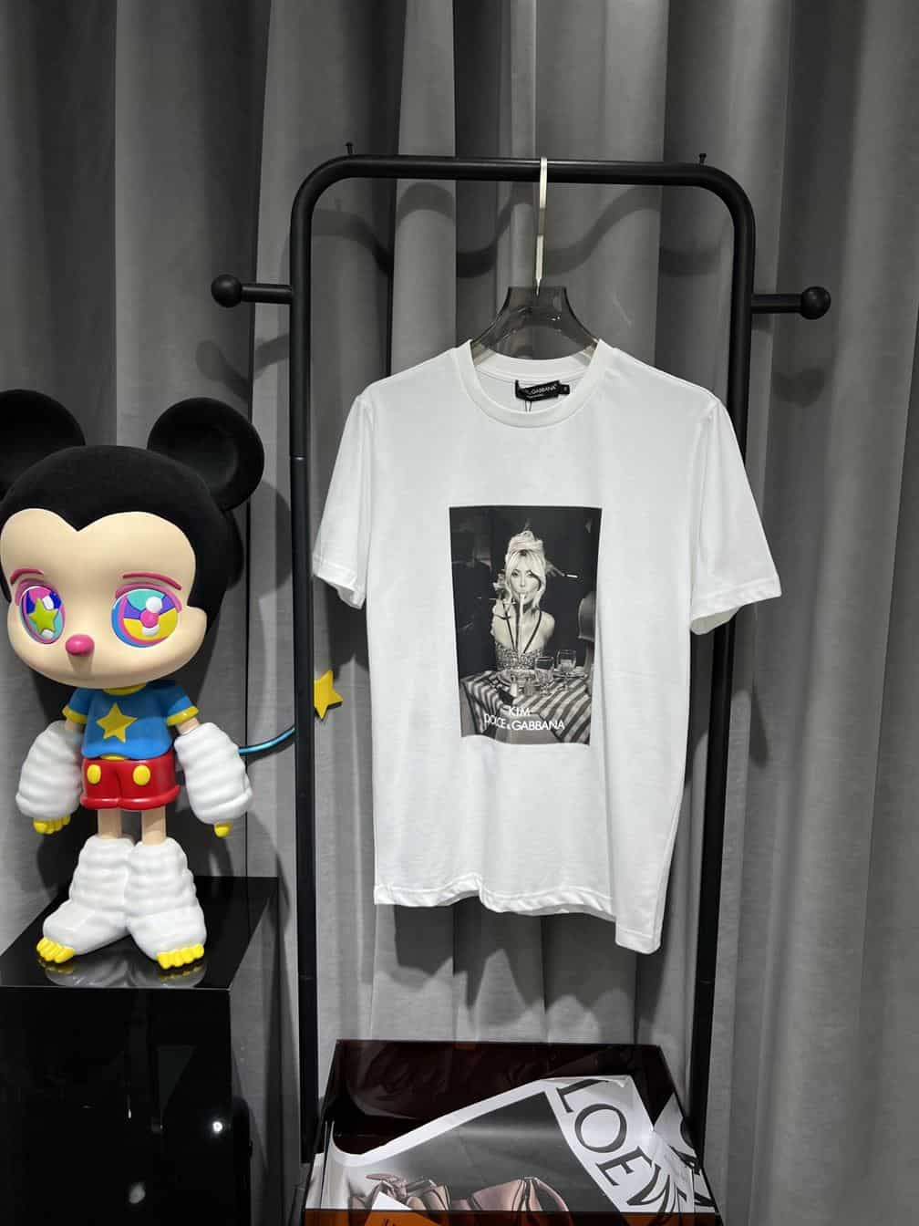 DOLCE & GABBANA CIAO KIM PASTA-PRINT T-SHIRT – DT012