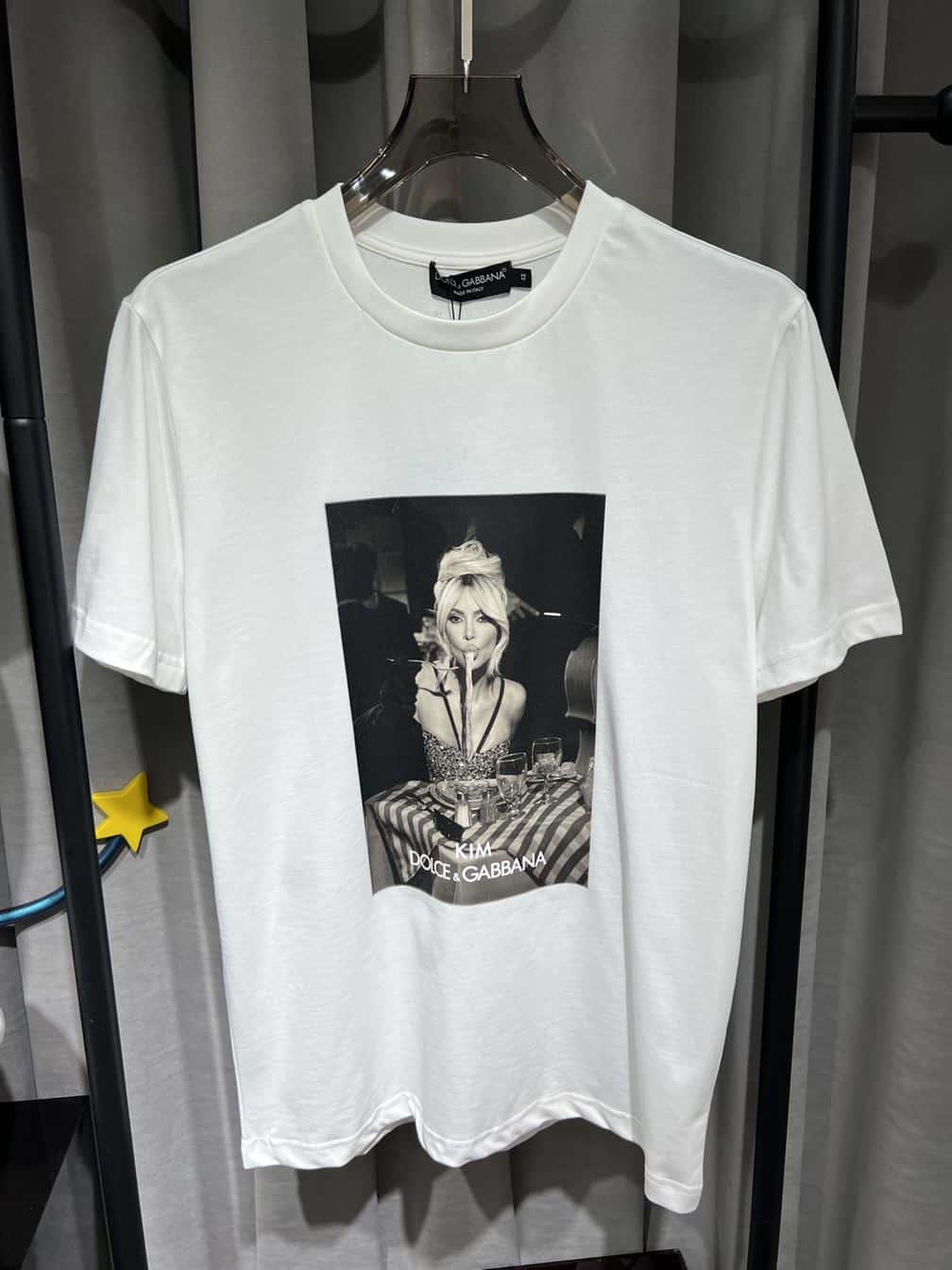 DOLCE & GABBANA CIAO KIM PASTA-PRINT T-SHIRT – DT012