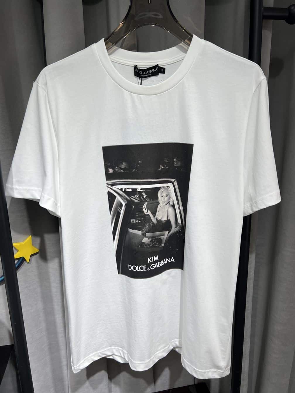 DOLCE & GABBANA CIAO KIM PIZZA-PRINT T-SHIRT – DT014