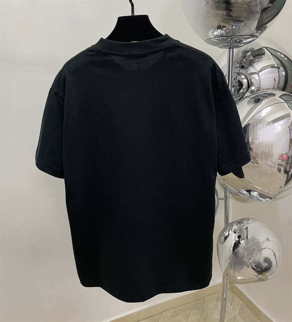 DOLCE &GABBANA COTTON T-SHIRT WITH DG EMBROIDERY – DT009