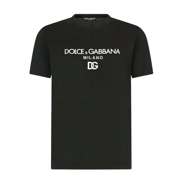 DOLCE &GABBANA COTTON T-SHIRT WITH DG EMBROIDERY – DT009