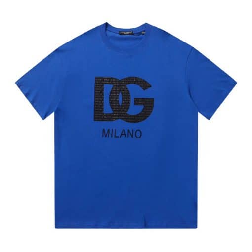 DOLCE & GABBANA COTTON T-SHIRT WITH DG MILANO PRINT – DT011