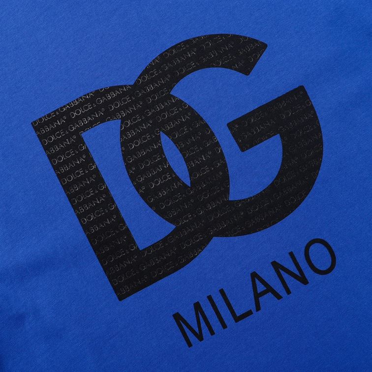 DOLCE & GABBANA COTTON T-SHIRT WITH DG MILANO PRINT – DT011