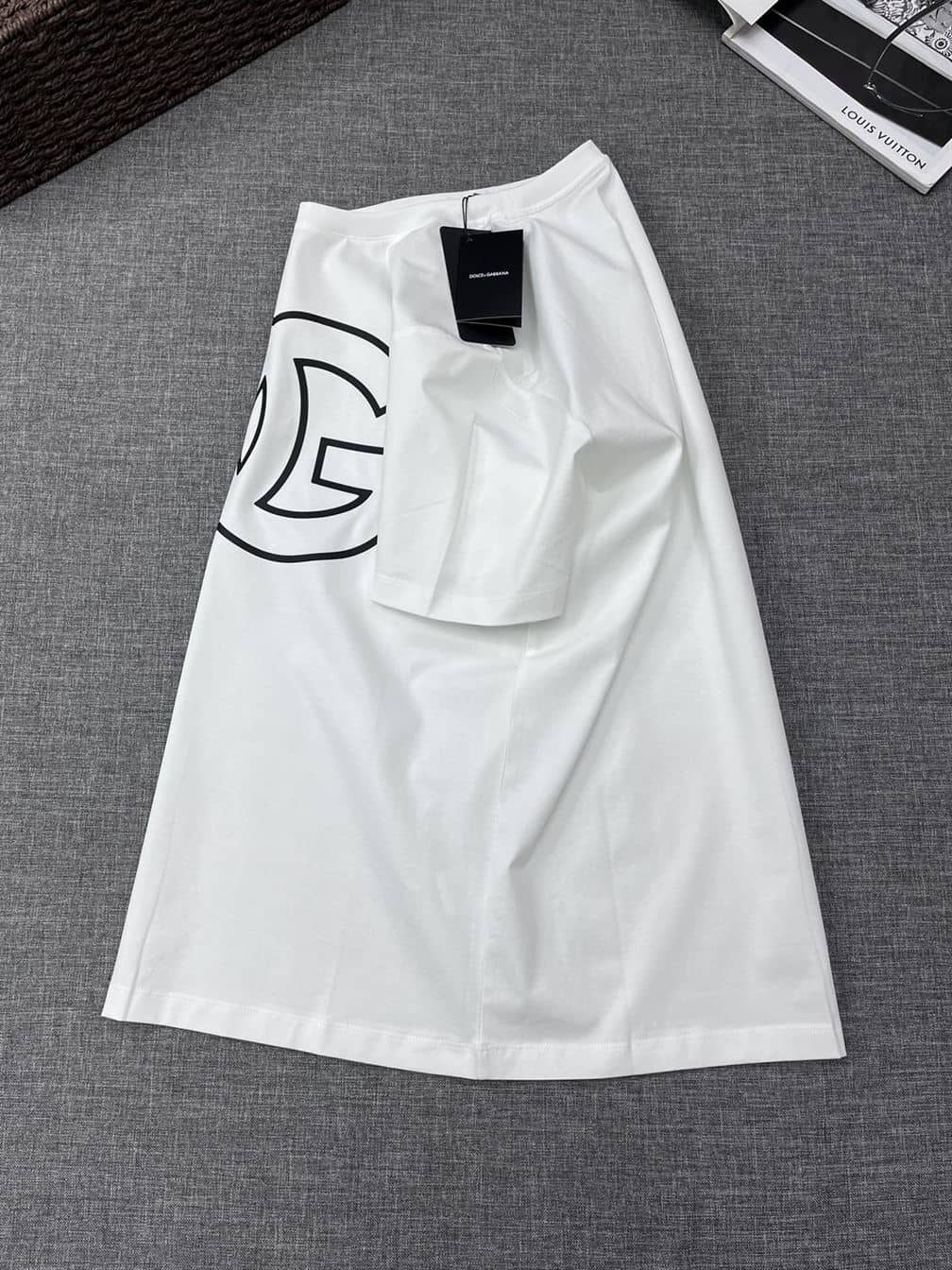 DOLCE & GABBANA COTTON T-SHIRT WITH DG PATCH – DT010